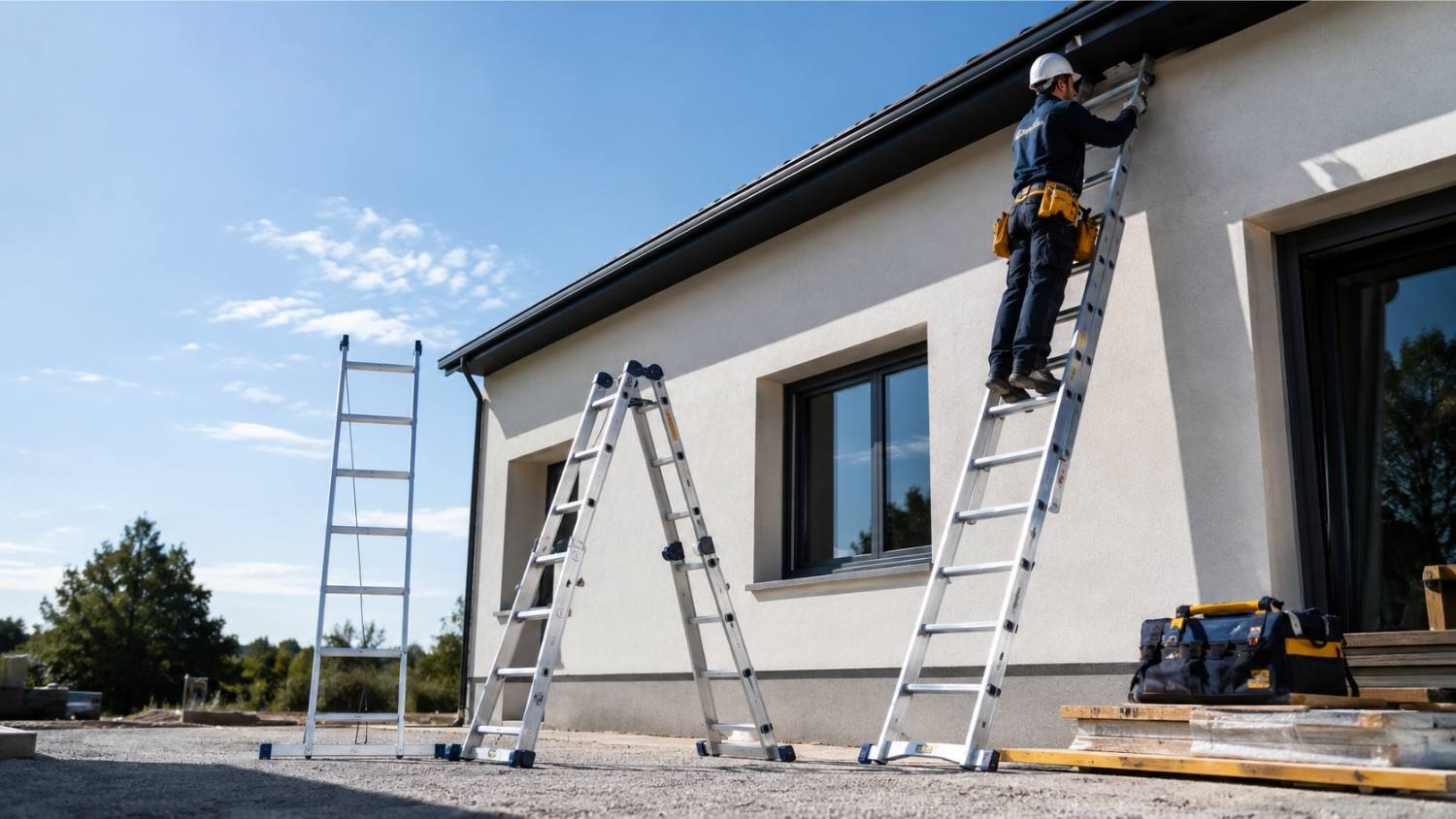 Échelle simple, coulissante ou transformable : laquelle choisir ? Image