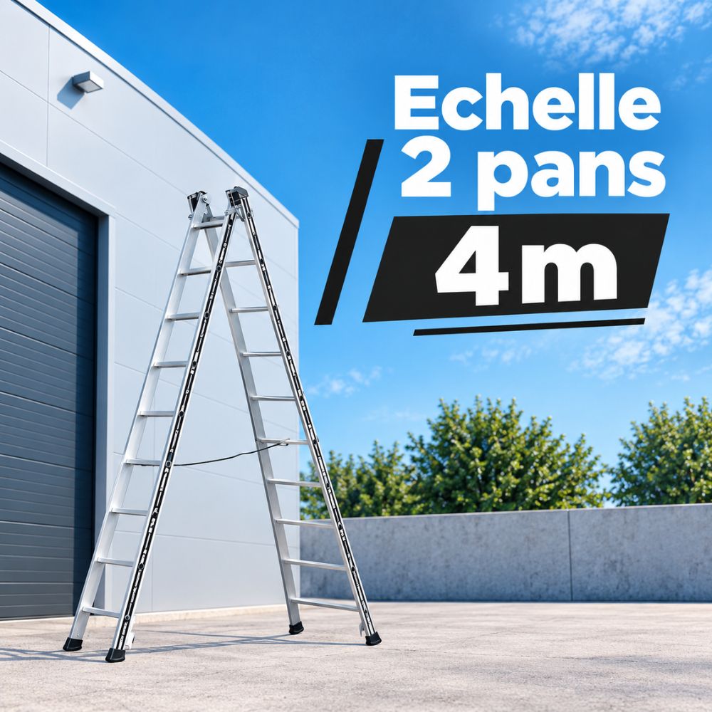 Echelle 2 pans 4 mètres