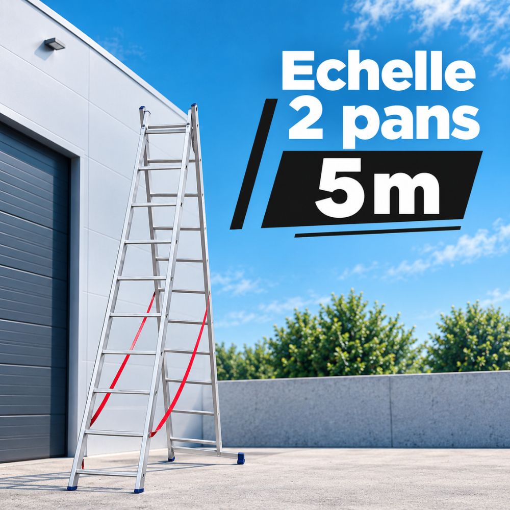 Echelle 2 pans 5 mètres