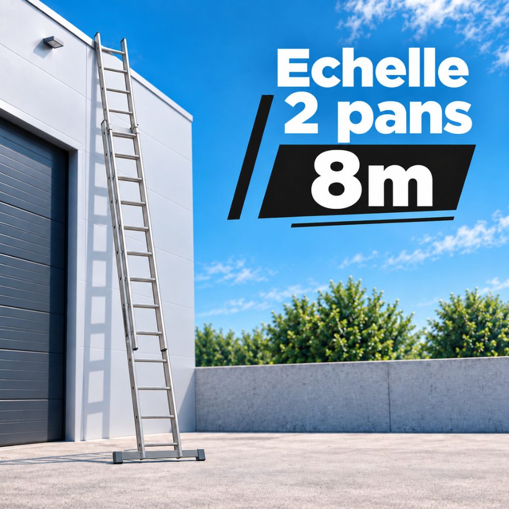 Echelle 2 pans 8 mètres