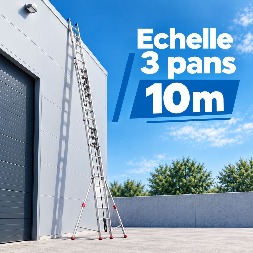 Echelle 3 pans 10 mètres