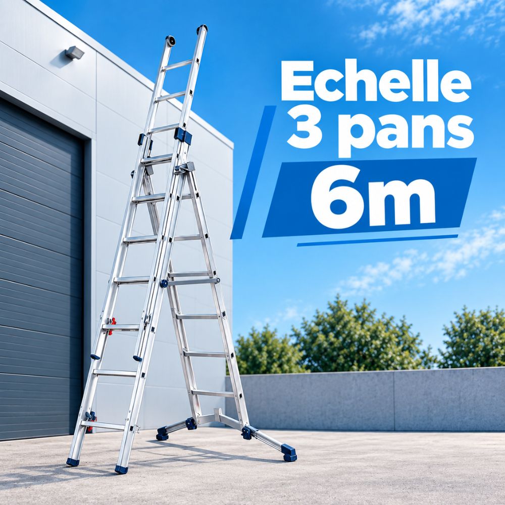 Echelle 3 pans 6 mètres