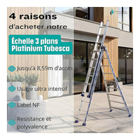 Échelle Tubesca 3 plans 12 m 3