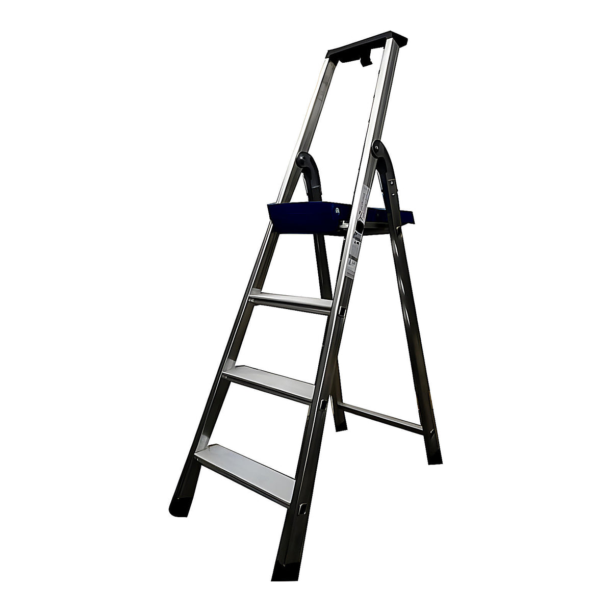 Rangement escabeau avec boîte pour échafaudage 3