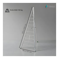 Échelle fruitière aluminium réglable 3