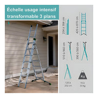 Échelle 3 niveaux 3 plans 1