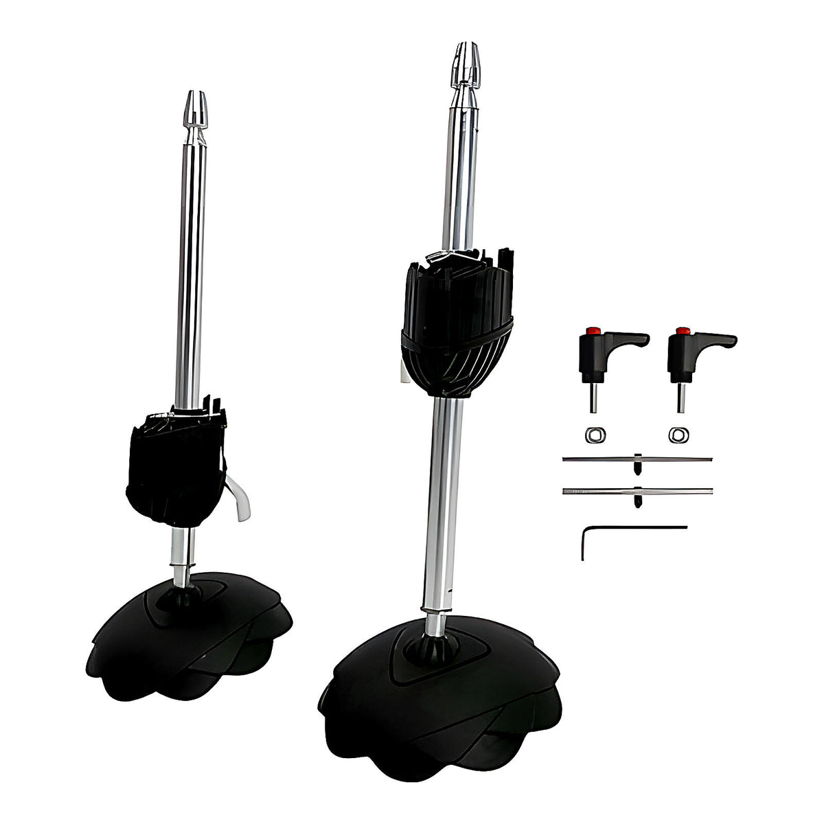 Échelle télescopique avec stabilisateur 4/1 10